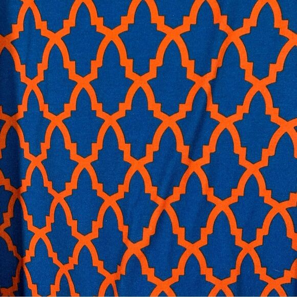 SIMPLY SOUTHERN Short Sleeve Geometric Print Dress with Lace Detail Small #700 - Picture 5 of 10